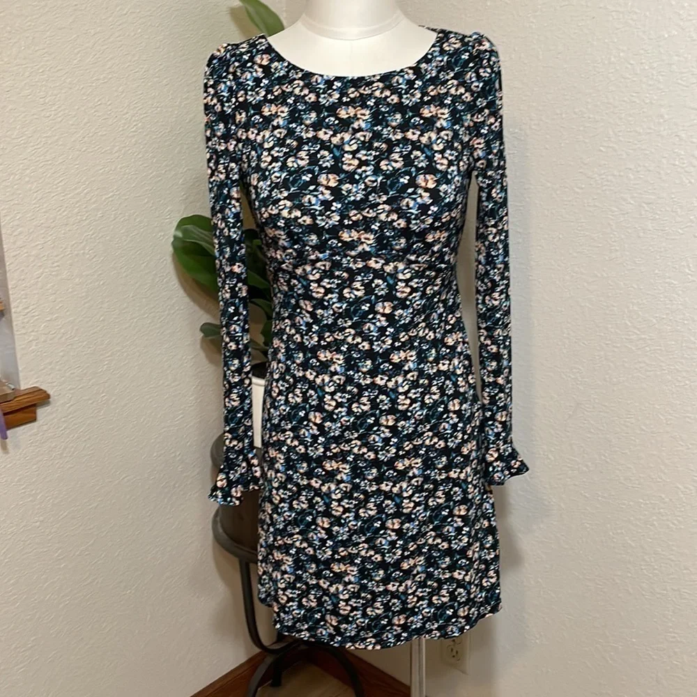 Free People ditzy floral print mini dress - Picture 7 of 14